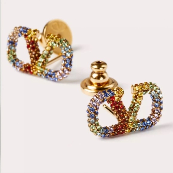 VALENTINO authentic rainbow unisex earrings - Picture 5 of 9